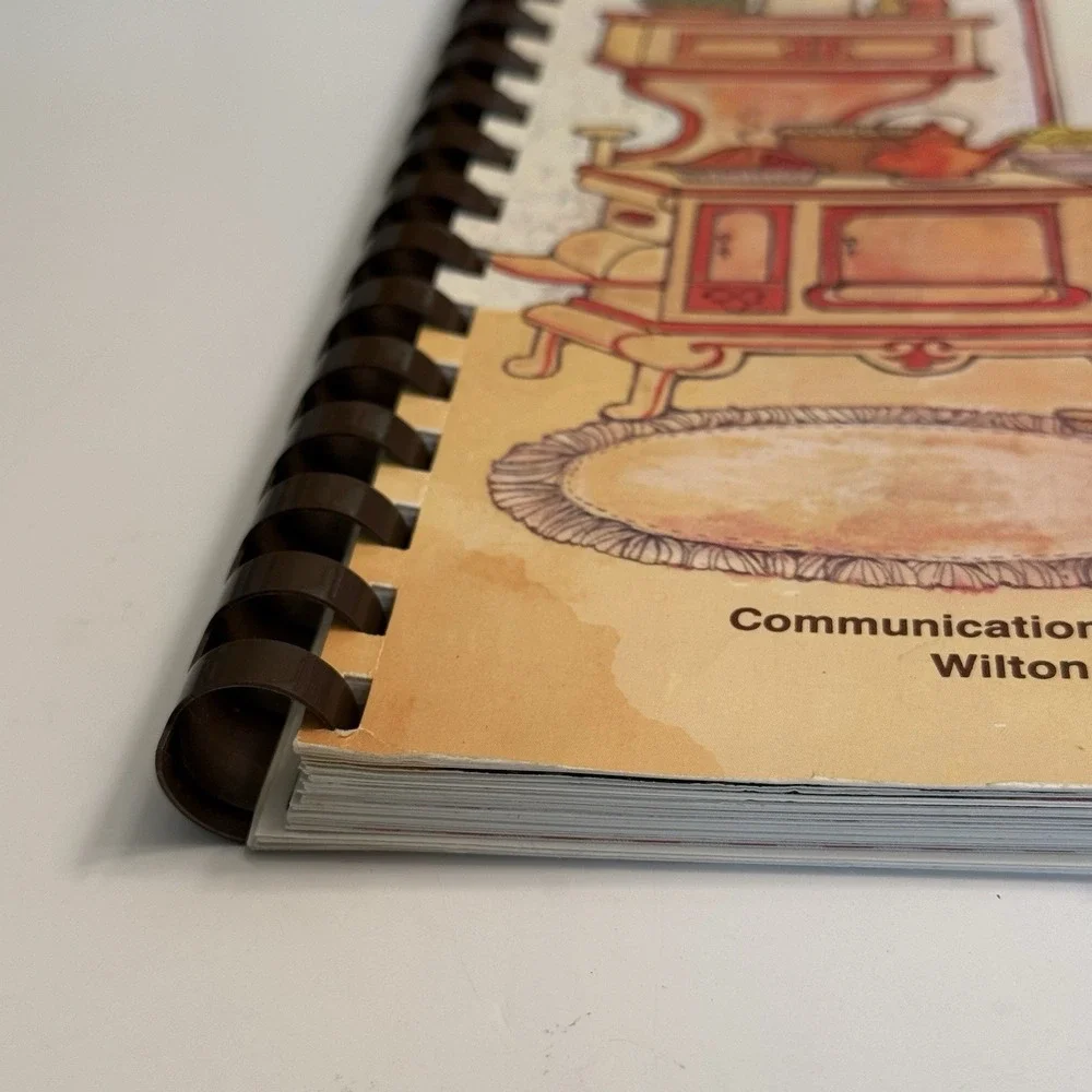 CDS Communication Data Services Wilton Iowa Spiral Bound Cookbook Recipes VTG